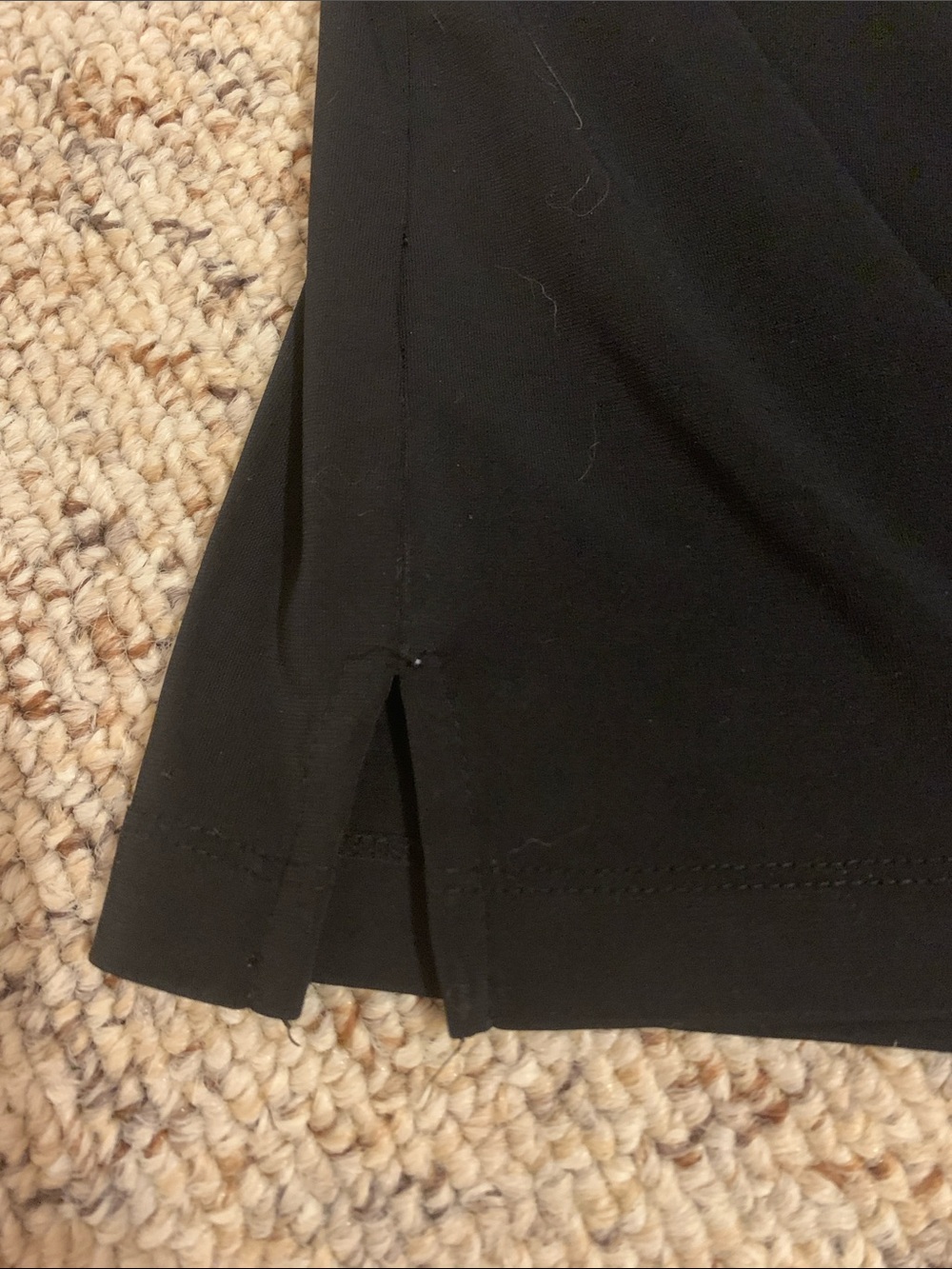 Classic Black Scoop Neck Women's Tank Top - Picture 2 of 2